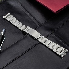 Stahlarmband Oyster Style 20 mm kompatibel zu Rolex Datejust