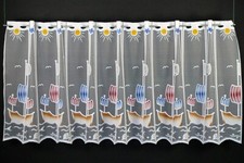 Scheibengardine Piratenschiff Bistrogardine Gardine Panneaux Küche 60 hoch