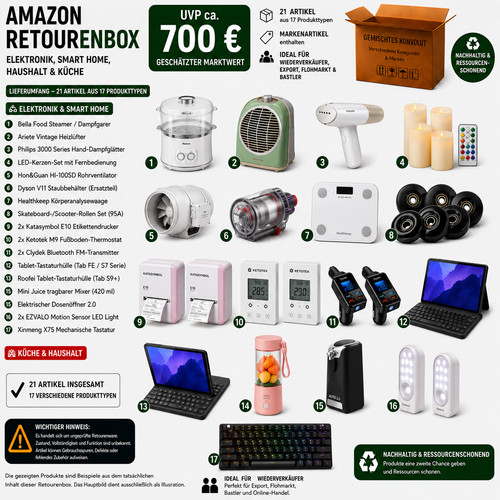Amazon retourenbox elektronik - amazon,