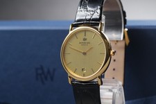 [NEUWERTIG mit Box] Raymond Weil Geneve 9124-2 30mm Gold Dial Quartz Herrenuhr