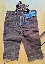 Lederhose mit Trägern und