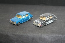 2x Alter Seltener Majorette Simca 1100 TI Nr 234 Spielzeugauto Modellauto 1/60