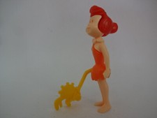 Spiel & Sammelfigur " Familie Feuerstein " Wilma mit Dino Rasenmäher