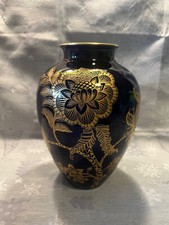 Vase Heinrich Porzellanmanufaktur, Echt Kobalt, 22 cm