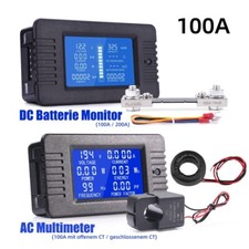 AC/DC LCD-Panel Digital Power Watt Meter Monitor Spannung Voltmeter Amperemeter