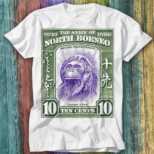 1939 north borneo - borneo, orang-utan