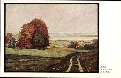 Künstler sieck herbst - sieck,, am