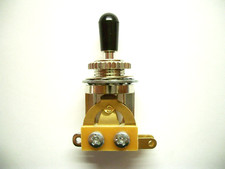 göldo "Deluxe" 3-Wege Schalter Toggle Switch / Gold-Kontakte