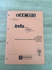 Werkstatthandbuch Peugeot 405 - Info Plus - Störung - 01/93