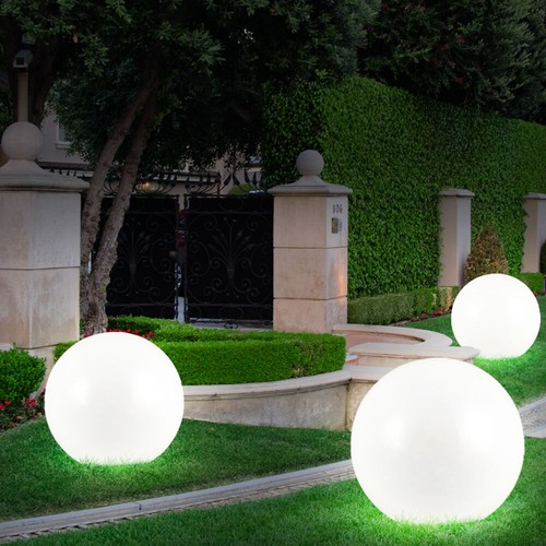 3er set led kugel - 3er, solar