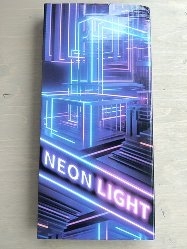 Neon light gaming sign - neon, 12”