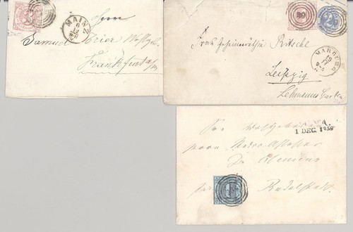 Thurn taxis 3 briefe - &,