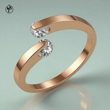 Ring 585er Walzgold Roségold