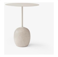 &Tradition Lato Beistelltisch LN8 - weiß rund Marmor