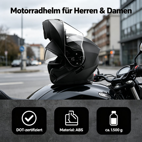 Integralhelm klapphelm mit - klapphelm,