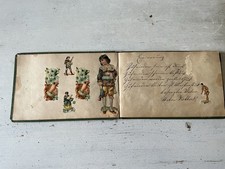 altes Poesiealbum 1909 Shabby