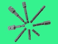 Stecknuss Adapter für Bohrmaschine-Akkuschrauber Set 8tlg.Steckschlüssel Bit 