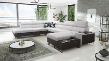Ecksofa mit Schlaffunktion Melanie X U-Form Wohnlandschaft XXL Sofa Groß 26