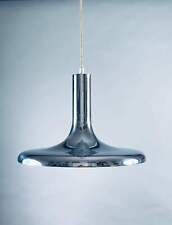 Pendelleuchte Pendellampe Deckenlampe Chrom Lampe Design Italy Modern 1970er