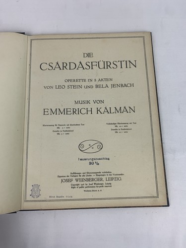 Die csárdásfürstin - die, –