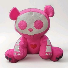 Seltenes Skelanimals Chungkee rosa Panda totes Tier weiches Plüschtier 9 Zoll Emo Goth Alt