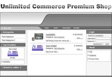 Unlimited Commerce Premium Shop - PHP-Script