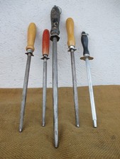 Alte Wetzstahl-Eisen Konvolut gebrauchte Küchenhelfer alt