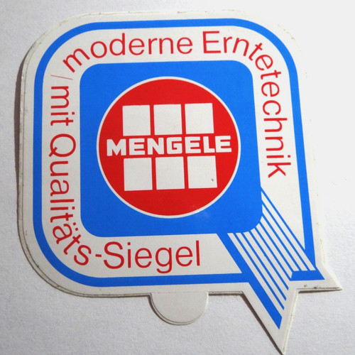 Werbe aufkleber mengele - werbe-aufkleber,