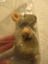 neu! Steiff  "Piff "Maus grau 10 cm  noch in Originalverpackung durch Tüte Fotos
