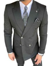 Designer Zweireiher Schwarz