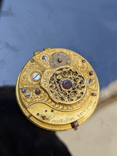 Uhrwerk spindeltaschenuhr - uhrwerk,