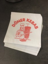 Dönertüten 16x16cm weiß