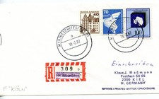 MSP 07 - Fregatte KÖLN - 18.-2.82 - überbalkter R-Zettel 294 Wilhelmshaven !