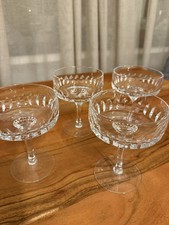 4 Retro Vintage Sektschalen
