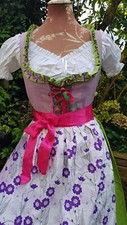 Süßes 3tlg Dirndl mit Bluse Gr M L 40 38 Spitze Oktoberfest~Wies'n~Motto NEU