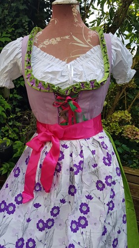 Süßes 3tlg dirndl mit bluse - dirndl,