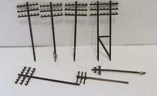 Spur H0, Strom- / Telegrafenmasten  ca. 60 bis 70 mm  hoch, 7x , XU7484X