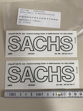 Sachs Mofa Moped Aufkleber für Tank usw. Original Sachs Ersatzteile 2 Stück Set