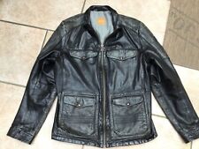  Lederjacke Hugo Boss gr. 50 schwarz grau