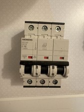 Siemens 5SY43 MCB  400V C16 3polig Sicherungsautomat Leitungsschutzschalter.