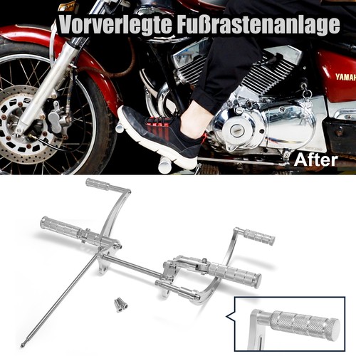 Vorverlegte fußrastenanlage - vorverlegte,