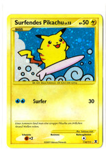 Pokemonkarte Surfendes Pikachu