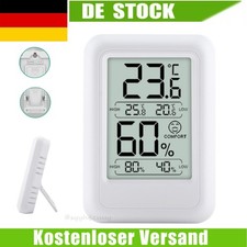 Digital Thermo Hygrometer Thermometer Innen Raumthermometer LCD Temperaturmesser