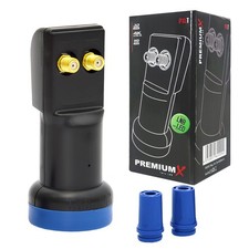 Twin LNB LNC LMB Sat Digital Switch LED 0,1 dB 2 Teilnehmer HDTV FullHD 3D 4K HD