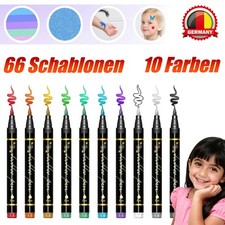 10x Glitzer Tattoo Kinder