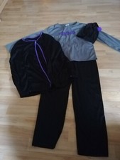 Kostüm Fledermaus Vampir schwarz/lila Gr. M (7-10 Jahre) 