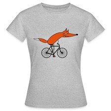 Schlauer Fahrradfahrer Fuchs