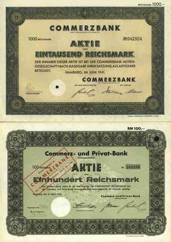 Commerzbank 1932 1941 - 1932,
