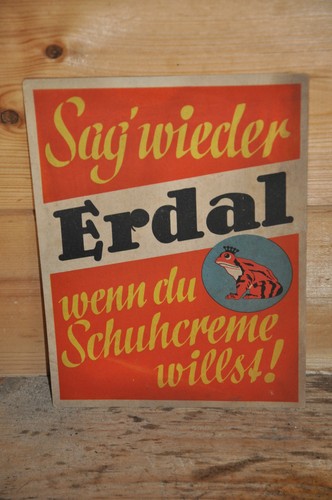 Altes reklameschild 30er - reklameschild,