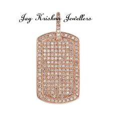 14K Solid Gold Hund Tag Charm